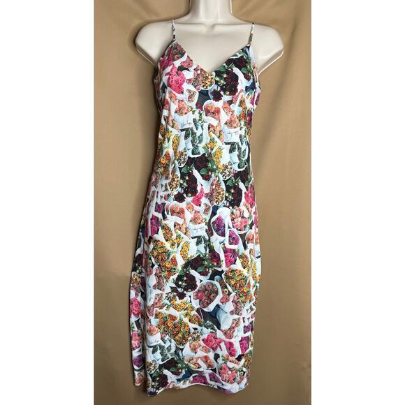 Adam Lippes RTR Bouquet Slip Dress 0 - Picture 6 of 9
